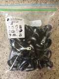 3120 Series Reduced to clear W1 Light Duty Rubber Lined P Clips Packs of 20 and 100