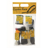 3180 Series Nylon Cable Ties Black - Black and Coloured Cable tie assortment packs