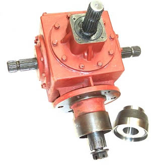 9980 Series T-4 Through Shaft Four Way Slasher Gearboxes