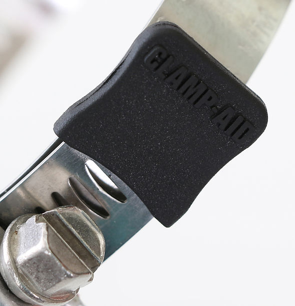 3050 Series Clamp-Aid Hose Clamp End Guards Packs of 20 and Bulk Packs of 1000.