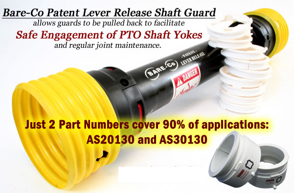 9985 Series P.T.O Shaft Safety Guards suit all common drive shafts ...