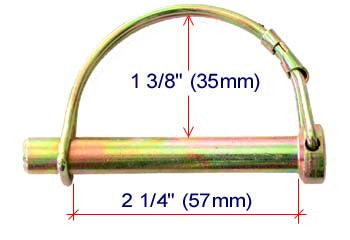 9860 Series Shaft-Pipe Locking Pins Packs of 10 and 100