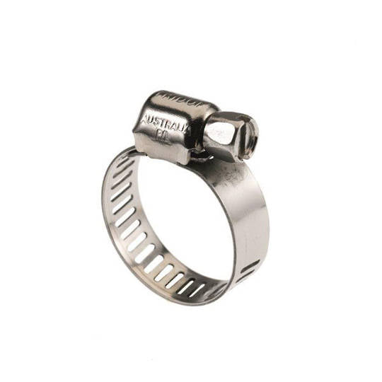 4700 Series All Stainless Miniature 8mm Narrow Band Hose Clamps Boxes of 10 + Kit + Plastic safety guards