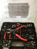 9500 Series CLR-100  Clic R  Hose Clip Assortment Kit + Free Custom Pliers