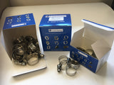 5700 & 4500 Series Automotive General Purpose All Stainless Hose Clamp Boxes of 10 or 100 Bulk Packs.