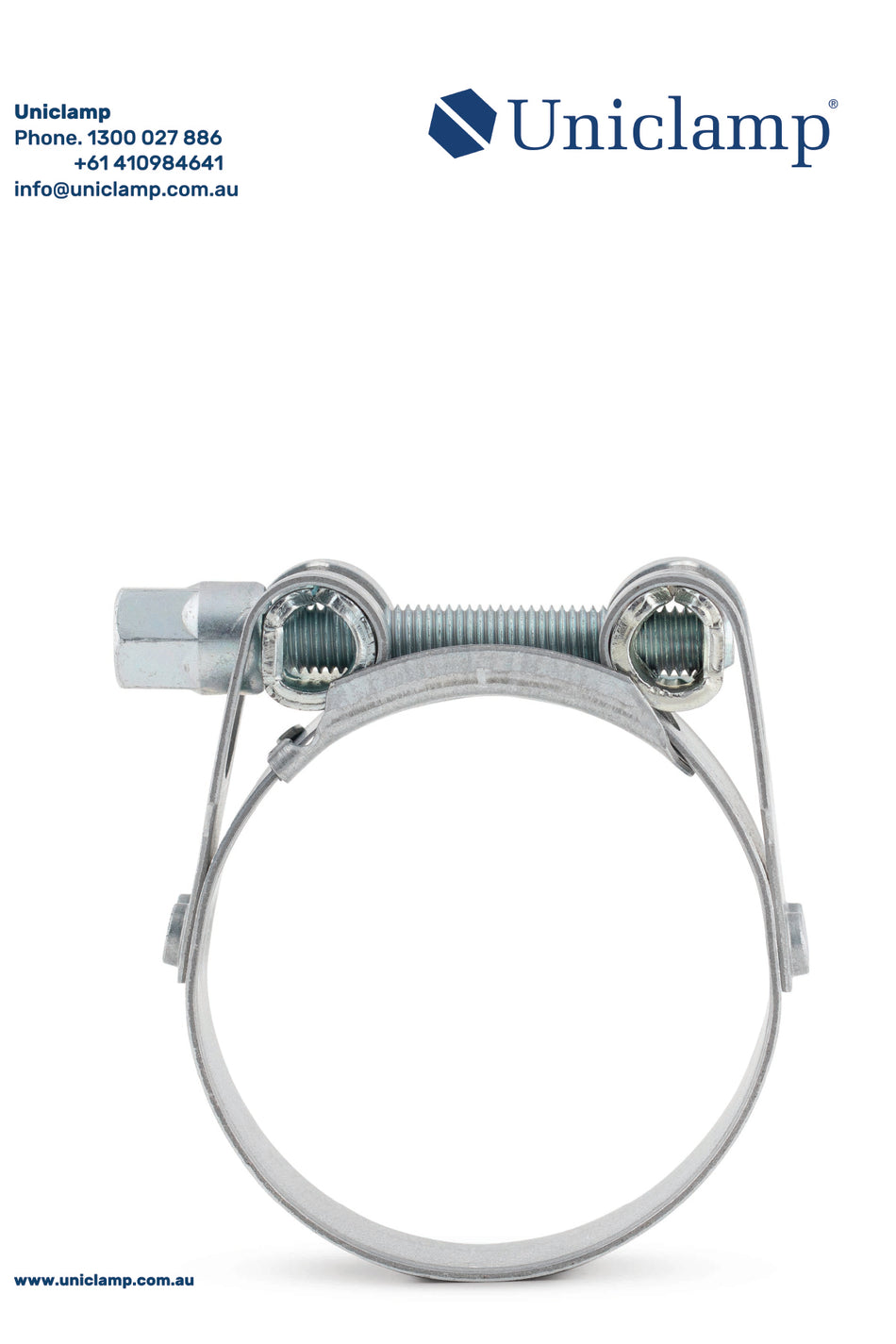 8400 Series Kale Heavy Duty T Bolt Clamps Carbon Steel Zinc Plated W1 Packs of 10.