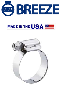 7600 Series Breeze Liner Hose Clamps Boxes of 10 + Clamp Band Safety Guards