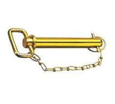 9975 Series Bareco Hitch Pins with linch pin and chain and High Tensile Hitch Pins.