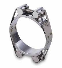 8700 Series Double Bolt All Stainless W4 304SS Super Clamps.