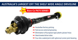 9985 Series DC26105 Complete Bareco Drive Shaft 120HP@540RPM 192HP@1000RPM